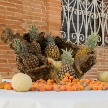 idee-buffet-fruits-ananas-chateau-lavalade-tarn-et-garonne